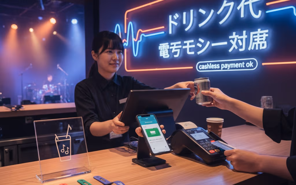 ライブハウスのドリンク代を徹底解説：なぜ必要？いつ払う？電子マネー対応は？