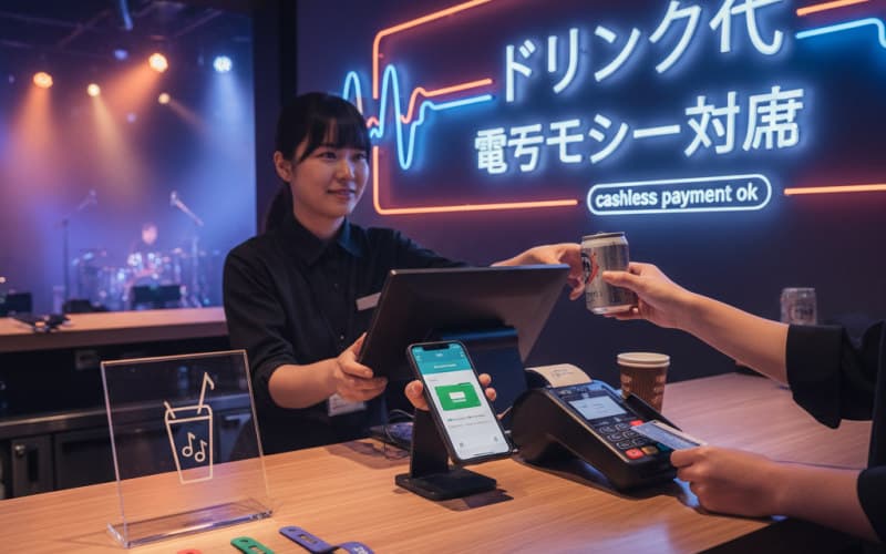 ライブハウスのドリンク代を徹底解説:なぜ必要?いつ払う?電子マネー対応は?